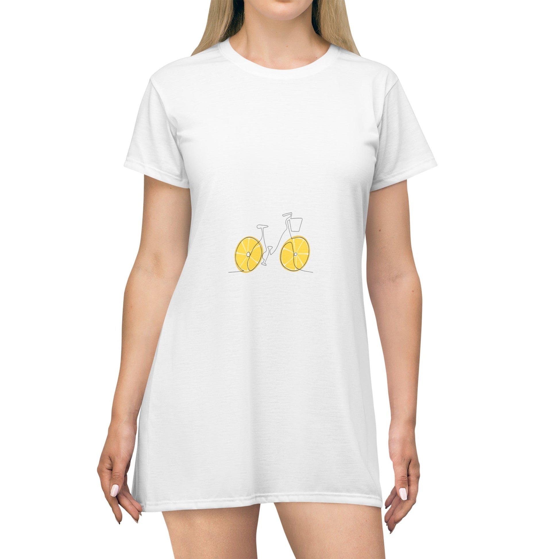 T-Shirt Dress (AOP) - lavco