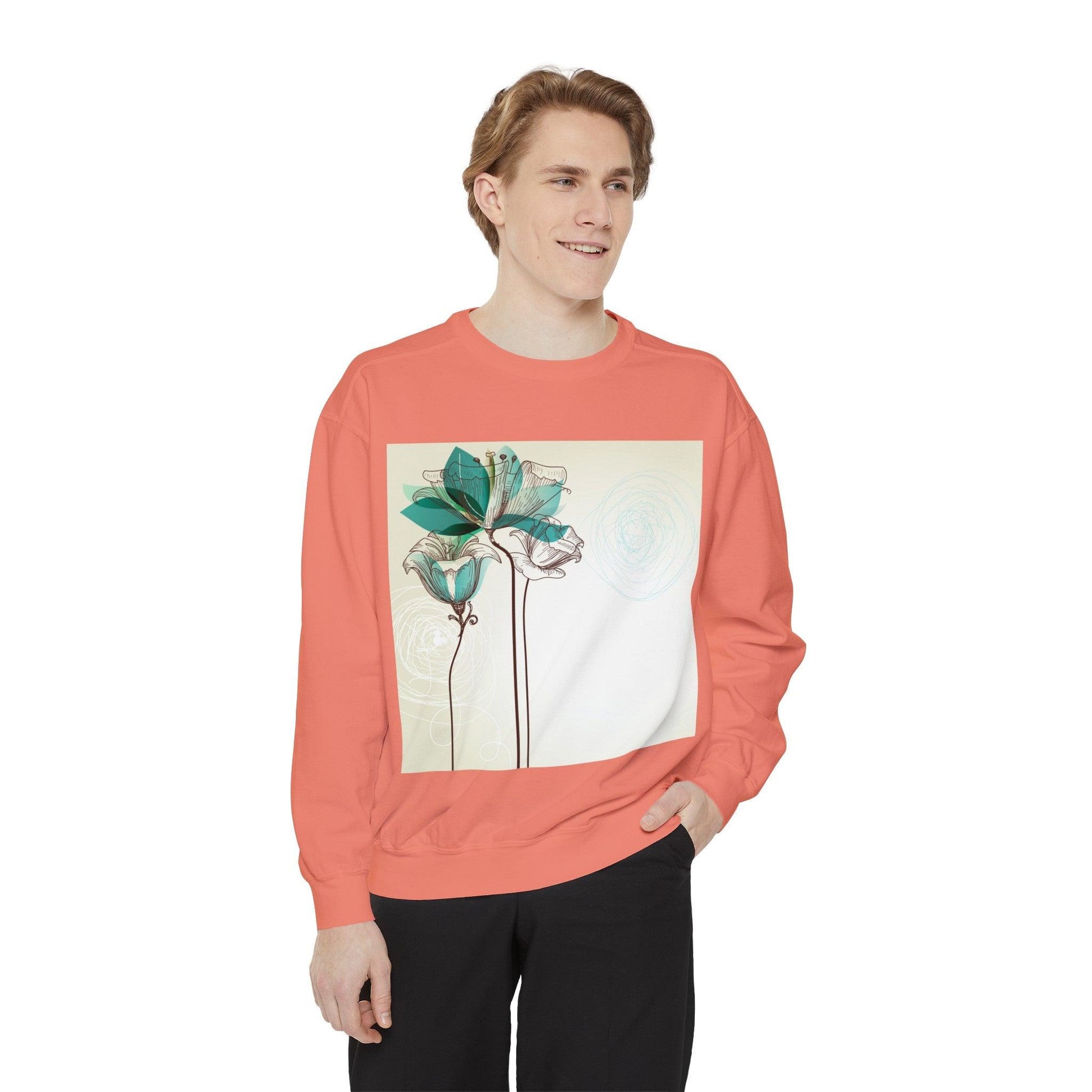 Unisex Garment-Dyed Sweatshirt - lavco