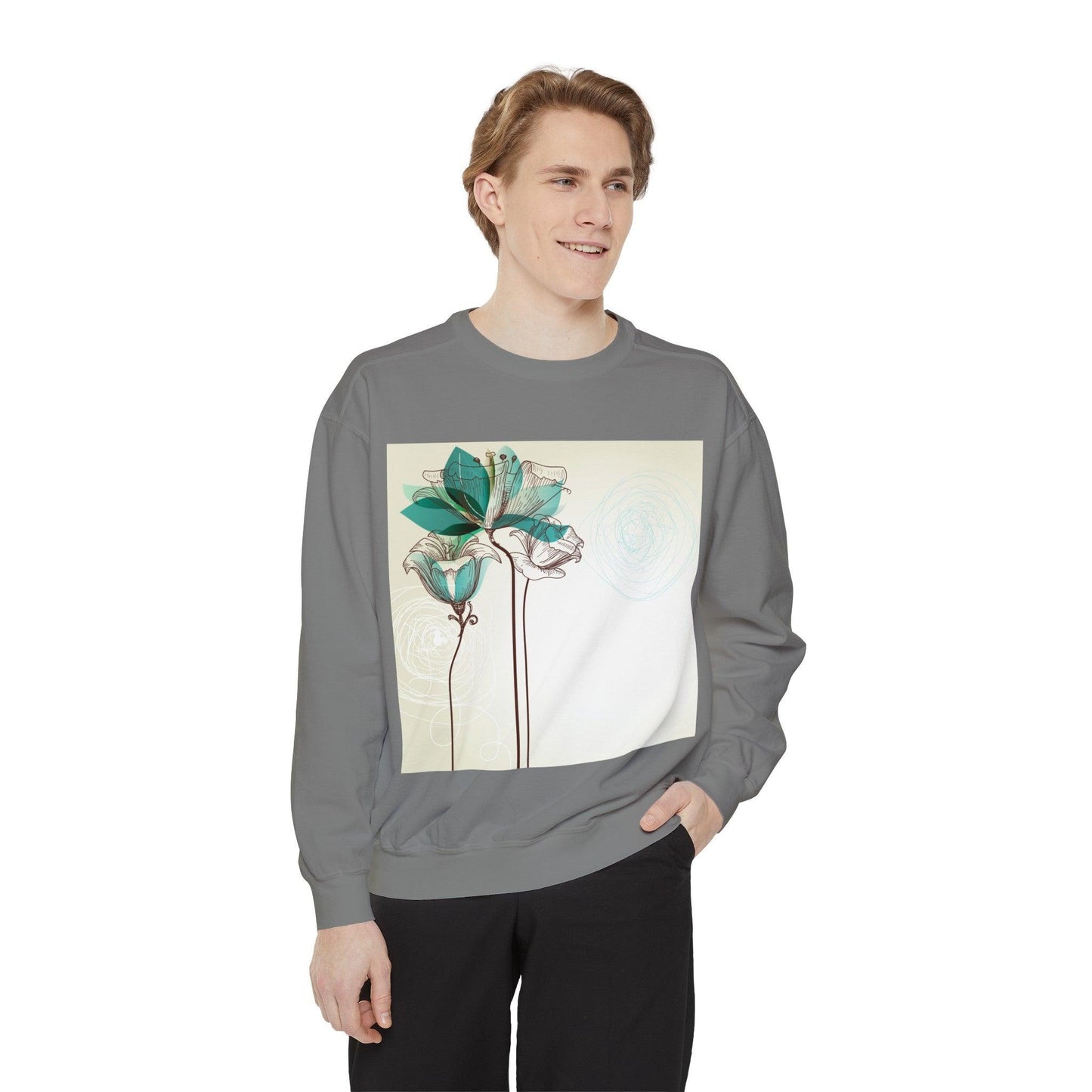 Unisex Garment-Dyed Sweatshirt - lavco